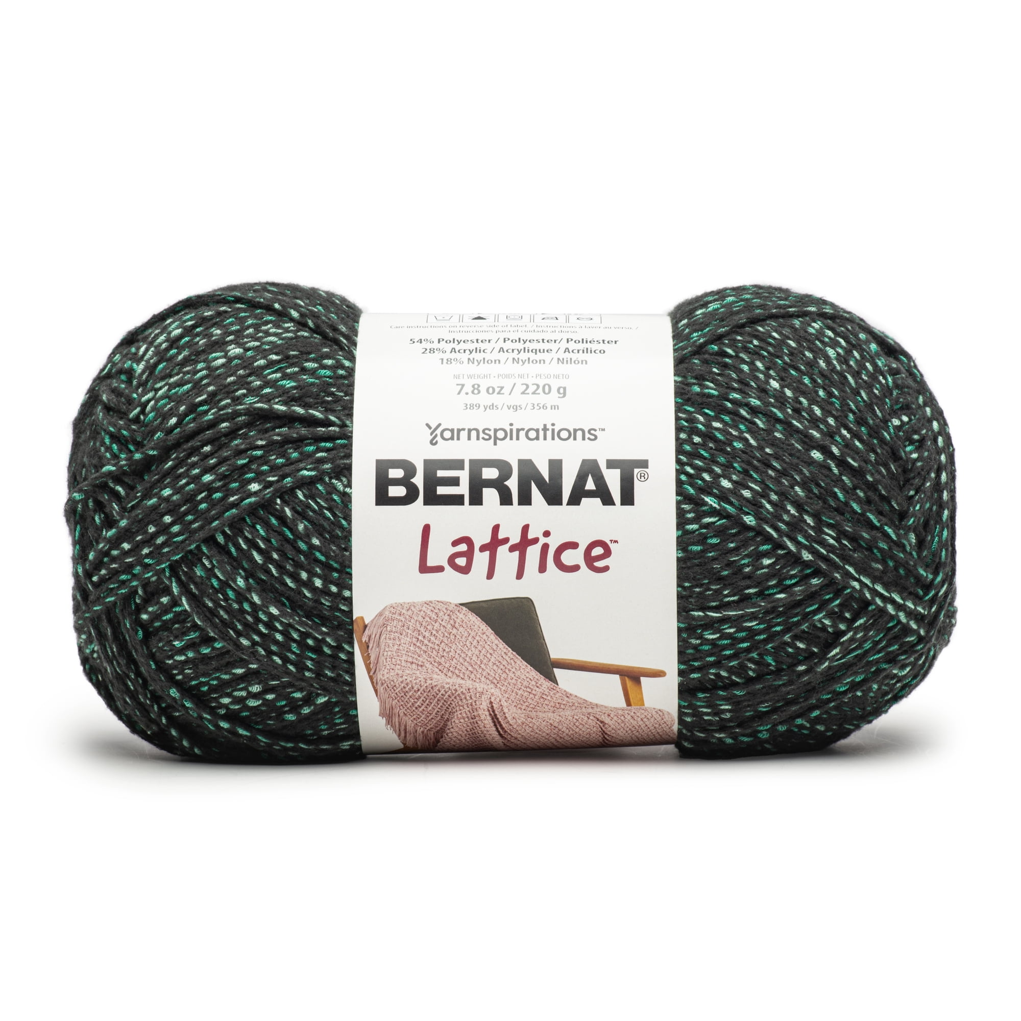 Bernat® Lattice™ #4 Worsted (Medium) Blend fil, 7.8oz/220g 389 Yards