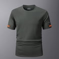 thumbnail image 1 of Mens Gym T-Shirts Summer Athletic Quick Drying Workout Top Compression Fit Short Sleeve Crew Neck Running Basketball Shirt, 1 of 7