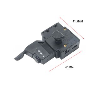 10Mm Interrupteur de perceuse automatique avec commande inverse vers l'avant et variable pour les outils de puissance noir et decker noir