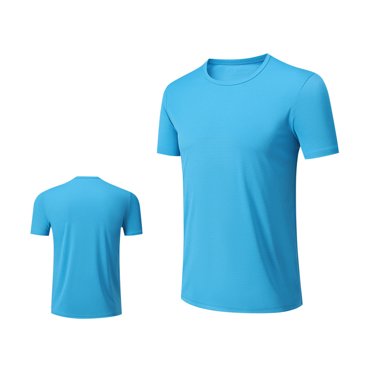cfhntfmh Athletic T-Shirts for Men Stretch Crewneck Running Workout Shirt Comfy Lightweight Short Sleeve Gym Tops