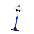 thumbnail image 1 of ziyahi Solar Crookes Radiometer Glass Desktop Ornament Entrance Yellow for Shelf Bookshelf Blue 9x21 cm, 1 of 6