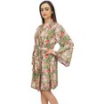 thumbnail image 2 of Bimba Robe de Chambre Florale pour Femmes Kimono de Mariée et Demoiselle d'Honneur - 30, 2 of 6