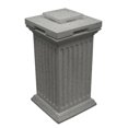 thumbnail image 1 of Good Ideas Savane Colonne Extérieure 30 Gallons de Stockage et Poubelle, Granit Léger, 1 of 4