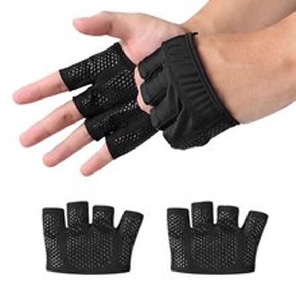 Catégorie de Gants pour l'Entraînement Physique, l'Haltérophilie, Gants de Gym pour Kettlebell et Exercices de Force, Conception en Silicone à Quatre Doigts pour Hommes et Femmes