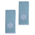 thumbnail image 3 of Holiday Time Snowflake Embroidery Hand Towels, 2-Pack, 3 of 3