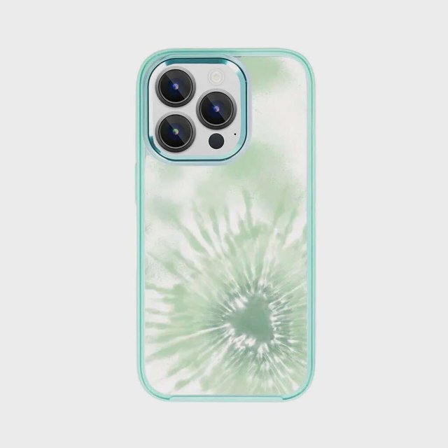 Caseco Étui iPhone 15 Pro Max avec MagSafe - Teinture sur Nœuds Vert
