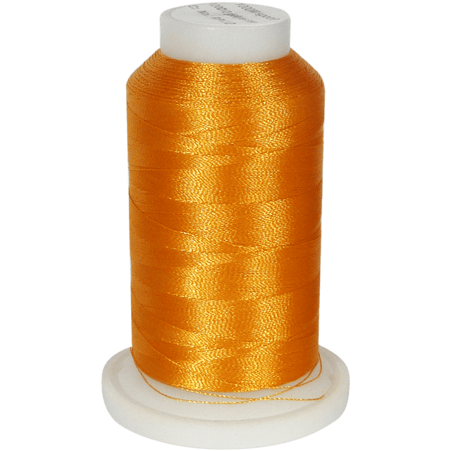 SuperB Fil à Broder en Polyester Orange Blaze, 1000 m