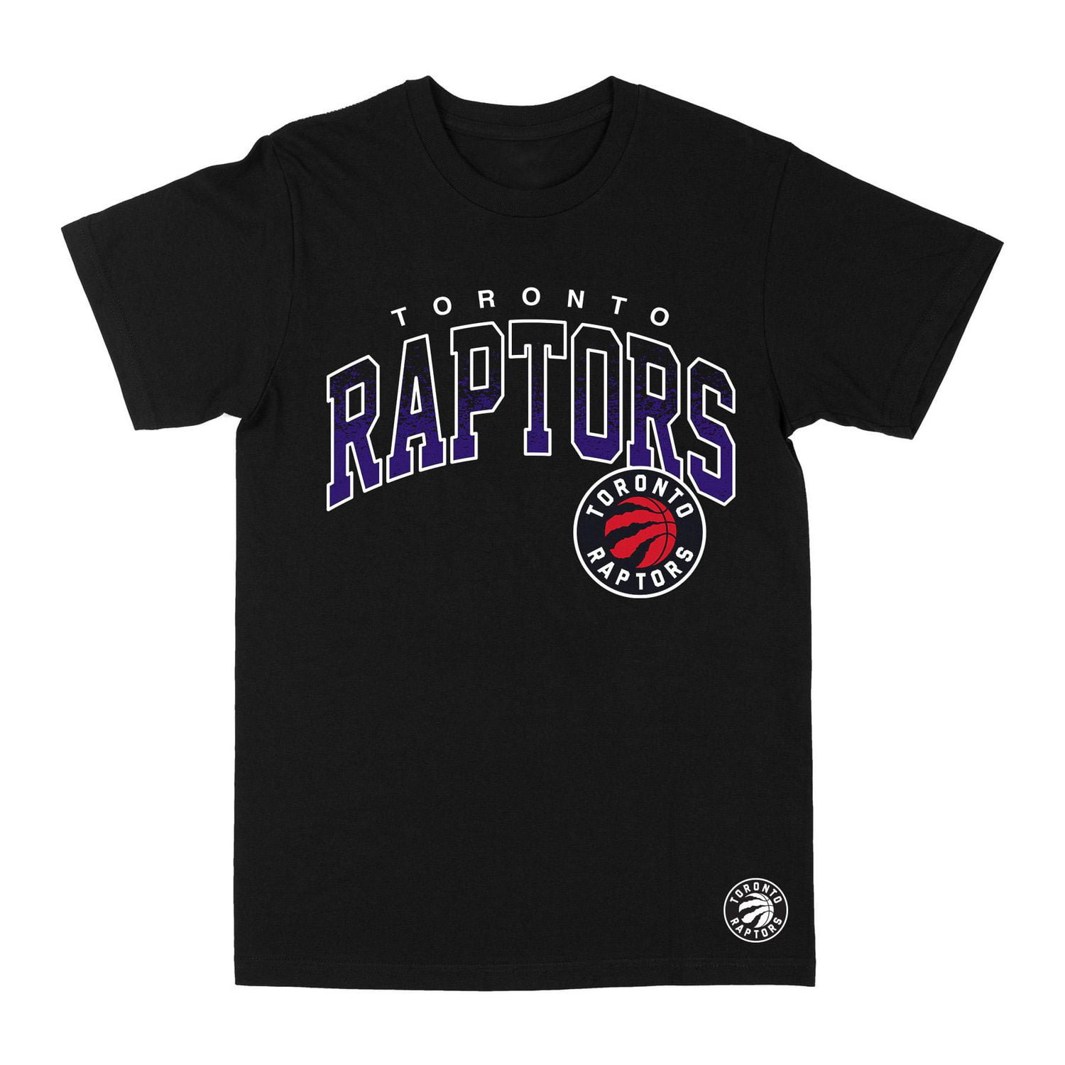 NBA Officially Licensed Toronto Raptors Fade Black T-Shirt