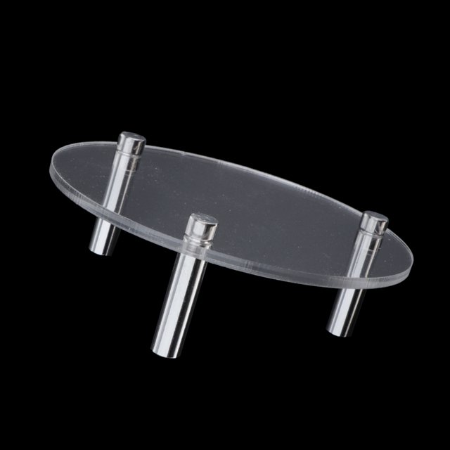 mmirethe Clear Acrylic Toy Display Show Stand Shelf 2.5cm 1Set