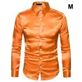 thumbnail image 4 of fastboy Chemise de Travail Décontractée pour Hommes à la Mode et Fonctionnelle - Col Rabattu Manches Longues Respirant et Durable orange m, 4 of 6