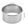 thumbnail image 2 of Bakeware Cookie Stainless Steel Round Tool for Baking Cookies Cakes and Durable Stainless Steel Construction Even Heat Distribution Easy Release, 2 of 7