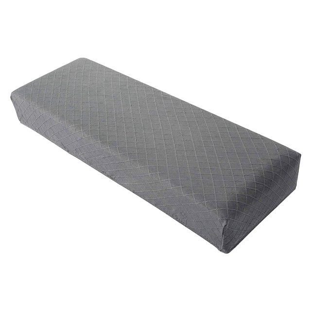 GROWTH TANK Bench High Stretch Slipcover Dining Room Bench Seat Cushion Cover Light Gray