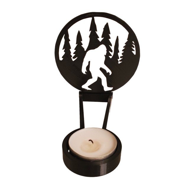 Transemion Stainless Steel Classic Pattern Candle Holders With Vivid Images For Halloween Decor Spooky K 1Set