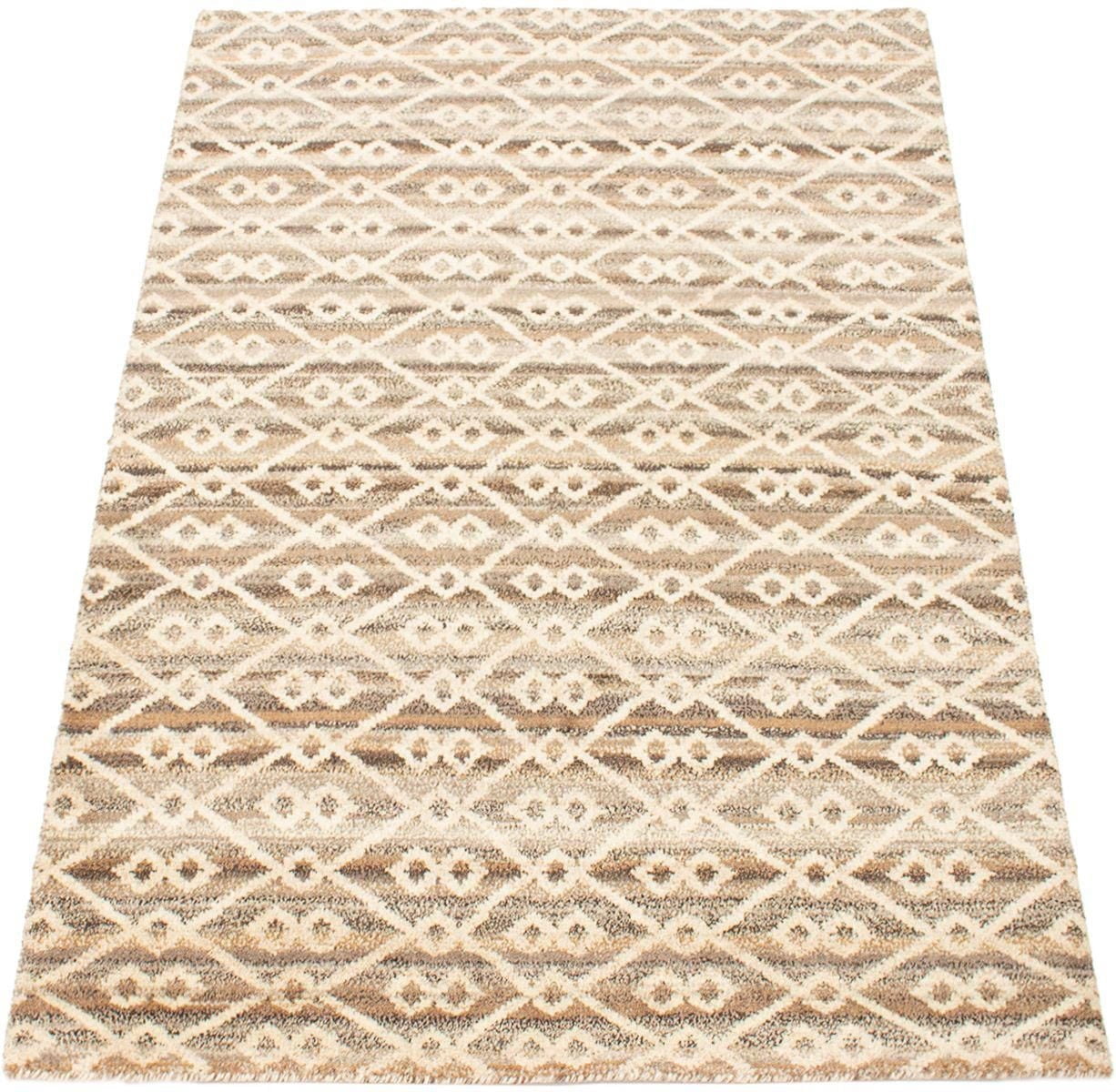ECARPETGALLERY 5'1" x 7'11" Moroccan Tangier Hand-knotted Area Rug for Living Room, Dining Room and Bedroom in Ivory