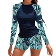 thumbnail image 1 of Women'S New Swimsuit Conservative Split Surfing Suit Swimwears Rash Guards Xl, 1 of 7