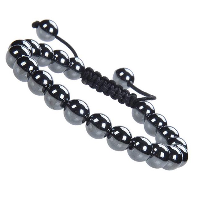 Massive Perles Naturel Pouvoir de Guérison Perles de Cristal Unisexe Bracelets en Macramé Réglables 8mm - Style11