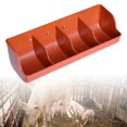 thumbnail image 1 of Baohd Piglet Mangeoire pour Volaille Accessoires d'Élevage 4 Fentes Rouge, 1 of 9