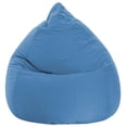 thumbnail image 1 of Fauteuil poire Gouchee Home Easy bleu – Tissu microfibre polyester doux avec rembourrage en billes de polystyrène, adapté aux adultes et aux adolescents, siège léger et portable pour dortoir ou salon, 1 of 8