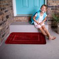 thumbnail image 3 of RKSTN Area Rug Flocking Microfiber Printed Carpet, Bathroom Floor Mat, Toilet Mat, Quick Drying Foot Mat, Bathroom Water Absorbing Door Mat Non Slip Home Decor Door Mat, 3 of 4