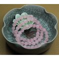 thumbnail image 4 of Natural Rose Crystal Gemstone 8mm Round Beads Stretch Bracelet 7" Unisex, 4 of 5