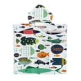thumbnail image 2 of Serviette de Plage à Capuchon pour Enfants, Serviette de Plage de Changement, Natation, Portable, 2 of 3