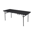 thumbnail image 2 of Mainstays 6 Foot Folding Table, Black, 2 of 8