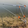thumbnail image 2 of SharkTRUE Stainless Steel Telescoping Fishing Pole Hand Rod Holder Stand Bracket Adjustable Fishing Tackle, 2 of 8
