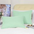 thumbnail image 2 of Spa Blue Pillowcases Soft Microfiber Pillow Case with Zipper King, 2 Pack, 2 of 8