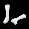 thumbnail image 3 of TISHITA 1/6 Scale High Boots for 12 Inch Doll Action Figure Women Model White, 3 of 8
