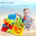 thumbnail image 4 of Colorful 4 In 1 Sand Water Table For Kids Activity Sensory Play Table Beach Sand Toy 25Pcs, 4 of 8