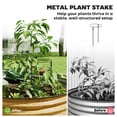 thumbnail image 4 of Outsunny Raised Garden Bed, 6' x 3' x 1' Galvanized Planter Box, Brown, 4 of 10