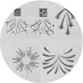thumbnail image 1 of Ahgly Tapis d'Intérieur Lavable en Machine Carré Transitionnel Gris Platine, 3 Pieds Carré, 1 of 7