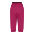 thumbnail image 5 of AherBiu Capri Pants for Women Stretch Low Rise Drawstring Yoga Sweatpants Comfy Summer Joggers Cropped Pants, 5 of 5