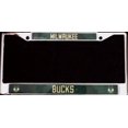 thumbnail image 2 of Milwaukee Bucks Chrome License Plate Frame, 2 of 2