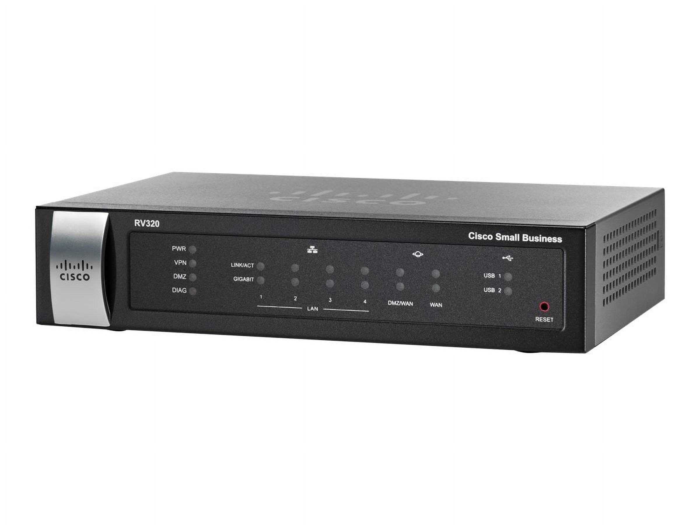 Cisco Small Business RV320 - Router 4-port switch - 1GbE - WAN ports: 2