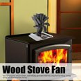thumbnail image 4 of Heat Powered Stove Fan, Safe 7 Blade Heat Powered Stove Fan Vertical  For Kitchen, 4 of 7