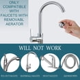 thumbnail image 2 of Yeacher 7Pcs Multiple Size Tap Hose Adapters Solid Brass Fit Removable Sink Aerators, 2 of 7
