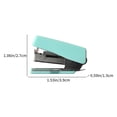 thumbnail image 4 of Sentmoon Staplers for Desk Macaroon Mini Stapler Set Stapler Fresh Style Metal Binder Small Office Study Stapler Learning Supplies Office Supplies Compact Portable Todays Deals Clearance Sales, 4 of 7