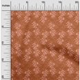 thumbnail image 1 of oneOone Tissu Popeline de Coton Imprimé Feuilles & Fleurs BTY 56 Pouces de Large, 1 of 4