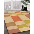 thumbnail image 3 of Ahgly Company Machine Washable Indoor Round Transitional Orange Area Rugs, 7' Round, 3 of 7