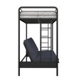 thumbnail image 3 of DHP Sammie Twin over Futon Metal Bunk Bed, 3 of 9