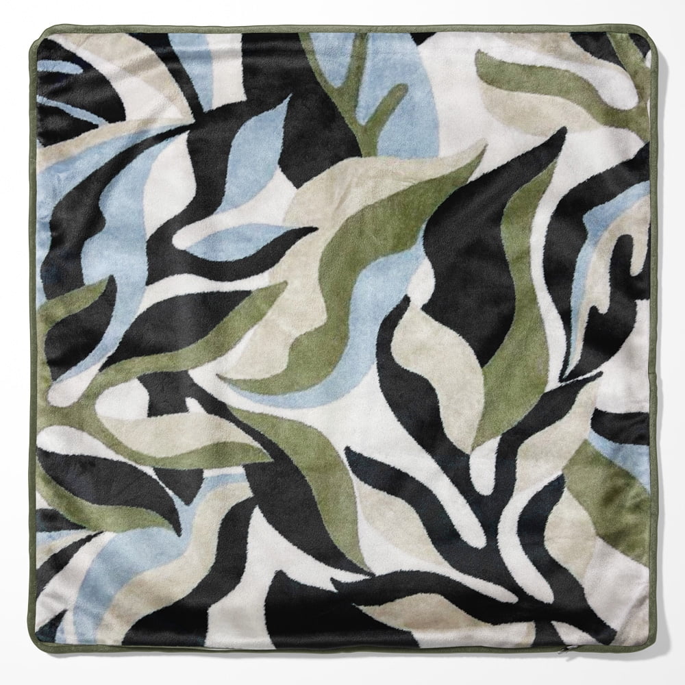 Housse de coussin décoratif Mainstays, abstraite, 18 x 18 po, Mirage vert