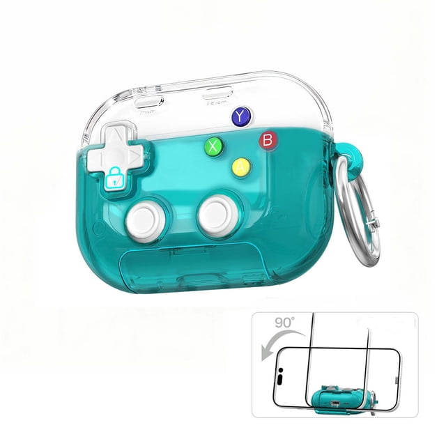 Dvkptbk 3-in-1 Headphone Protective Case Transparent Phone Stand Protective Case home decor