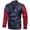 Blue, variant on Pisexur Leather Jacket Men Men's Solid Color Stand Up Collar Light Version Open And Close Zipper Button Leather Jacket Motorcycle Jacket