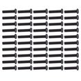 thumbnail image 1 of Screws 50pcs DIN 7985 Steel Pan Head Machine Screw Fully Threaded Black Zinc Plated  Fastener, 1 of 8