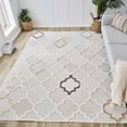 thumbnail image 1 of Rug Branch Maison Moroccan Indoor Area Rug, Cream Beige, Modern - Living Room, Bedroom, Dining Room, and Kitchen, 1 of 5