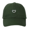 thumbnail image 1 of Trendy Heart Embroidered Baseball Cap for Daily Wear - Adjustable and Versatile Headgear for All Seasons, 1 of 4