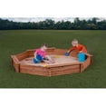 thumbnail image 4 of Creative Cedar Designs Octagon Wooden Sandbox, 4 of 6