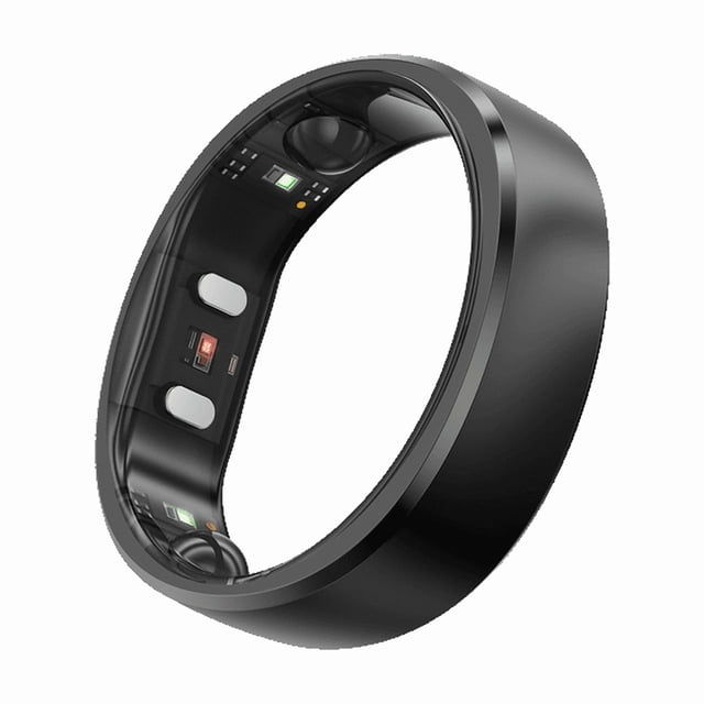 RingConn Gen 2 Ultra-Thin Smart Ring with Monitoring and Health Tracking (Size 13. Black)
