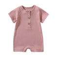 thumbnail image 1 of Birdeem Barboteuse T-Shirt à Manches Courtes Uni pour Tout-Petits Filles Garçons, 1 of 1